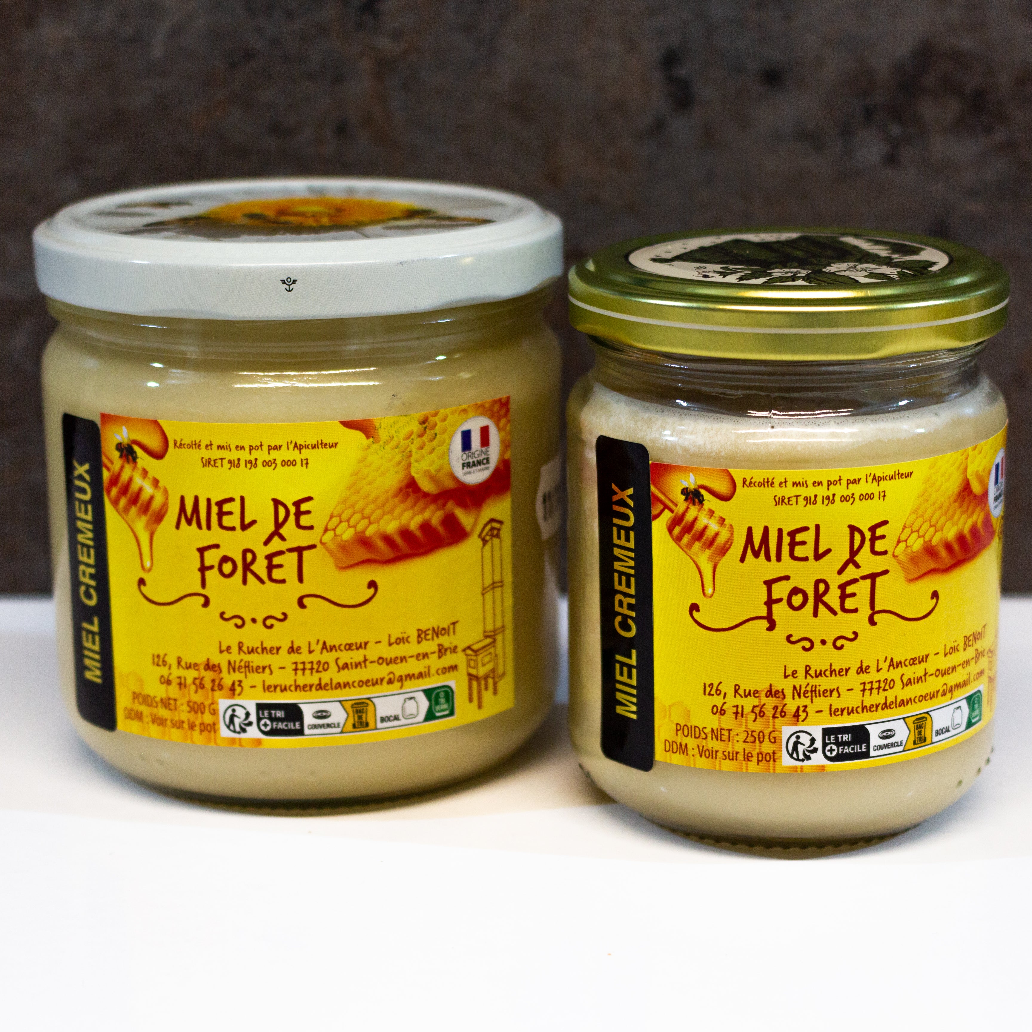 Miel de forêt crémeux 500grs