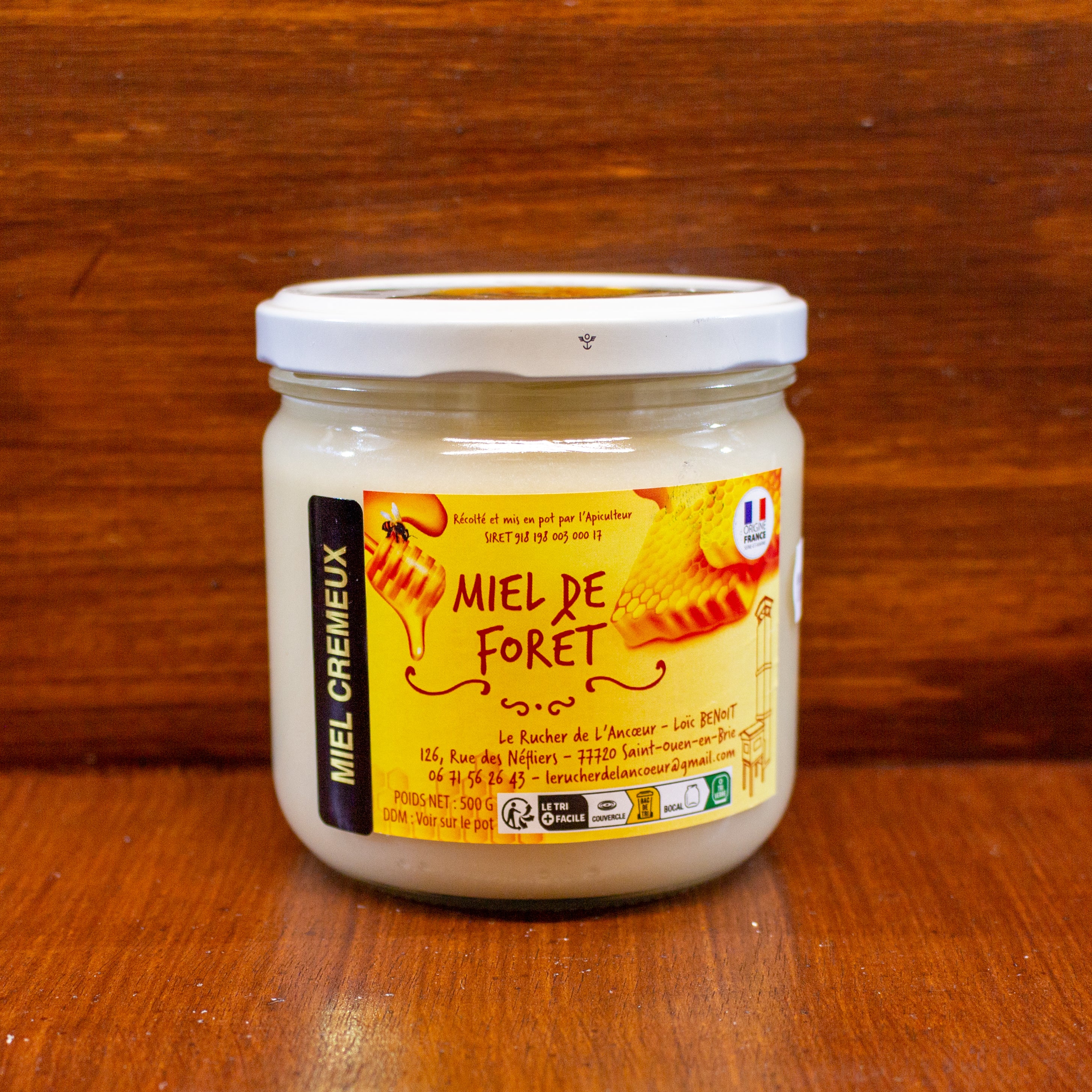 Miel de forêt crémeux 500grs